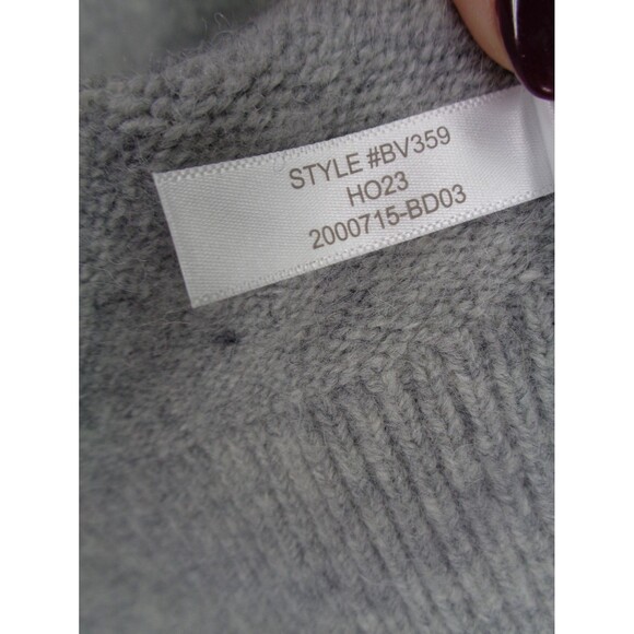 J Crew Gray Chunky Crewneck Sweater Size XL Super Soft Yarn Wool Alpaca - Picture 8 of 8